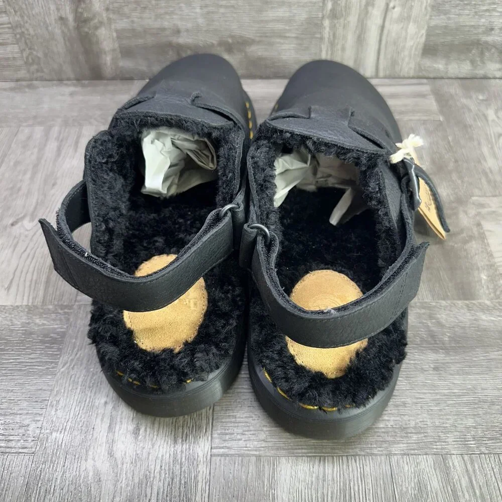 Dr. Marten's Jorge II Men's size 12 Leather Slingblack Lined Mules - Picture 6 of 8